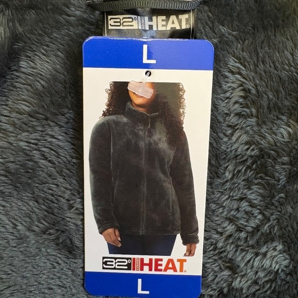 32 Degrees Ladies' Plush Jacket, Green (Urban Chic), Super Soft, Large NWT - Picture 5 of 15
